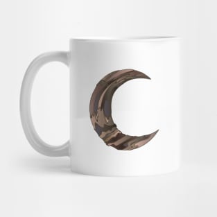 wooden crescent moon Mug